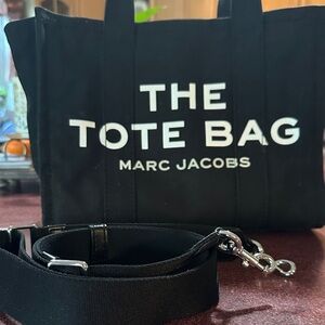 Marc Jacobs Black The Tote Bag with Removable Strap